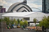 Work is underway to prepare the site of the COP26 climate summit at Glasgow's SEC campus. Picture: Jeff J Mitchell/Getty Images