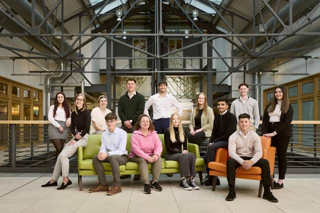 The latest new recruits at accountancy firm Henderson Loggie. Picture: Malcolm Cochrane