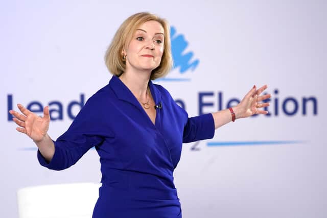 Liz Truss during a hustings event at the Holiday Inn, in Norwich North, Norfolk. Picture: Joe Giddens/PA Wire