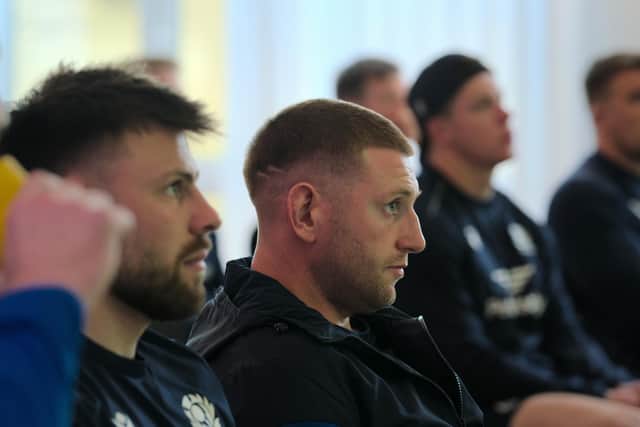 Finn Russell - Scottish rugby's McMessi - takes it all at the first team briefing of the 2023 Six Nations, captured in a new Netflix documentary