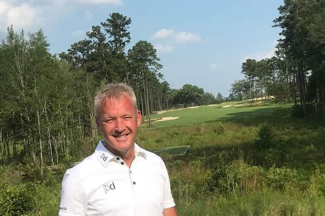 Lorne Kelly out on the Tom Fazio-designed course at Congaree Golf Club in South Carolina.