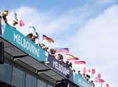 Fans watch over from above the pitlane during previews ahead of the F1 Grand Prix of Australia at Melbourne Grand Prix Circuit on March 12th, 2020. Photo: Robert Cianflone/Getty Images.