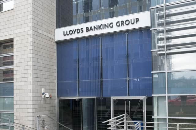 Bank of Scotland owner Lloyds Banking Group has become the latest big lender to cut bad debt provisions thanks to the UK’s economic recovery. Picture: Ian Rutherford