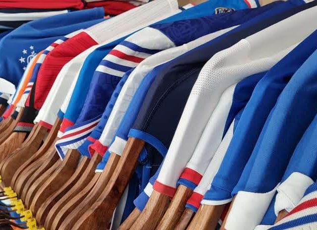 A wide range of Rangers tops are available.