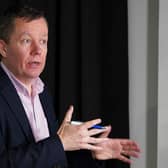 Jason Leitch said a vaccine would offer "population protection" by summer 2021.