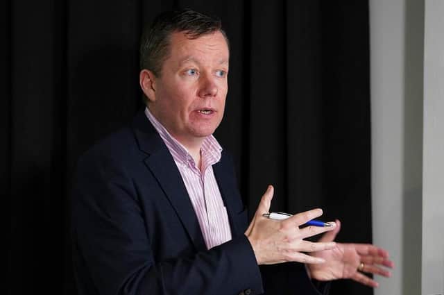 Jason Leitch said a vaccine would offer "population protection" by summer 2021.