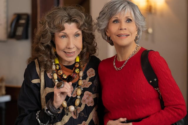 Strangers become friends with their husbands leave - and Grace and Frankie take on the world a day at a time.