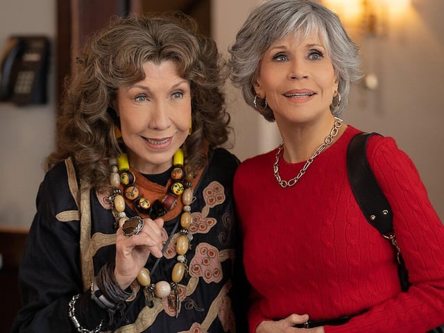 Strangers become friends with their husbands leave - and Grace and Frankie take on the world a day at a time.