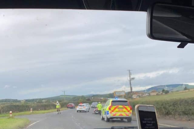 Police are on the scene. Picture: Fife Jammer Locations