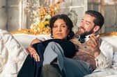 Nicole Cooper in the title role in Kathy McKean's version of Hedda Gabler, with James Boal as Judge Brack PIC: Tommy Ka-Ken Wan
