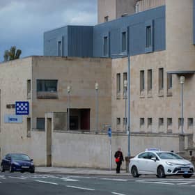 The custody suite is currently closed at Falkirk Police Station. Pic: Scott Louden
