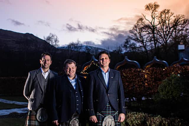 Glen Luss Distillery directors Daniel Lewis, Trystan Powell and Patrick Colquhoun will be moving ahead with expansive plans for the Luss' first distillery after receiving planning permission this February.