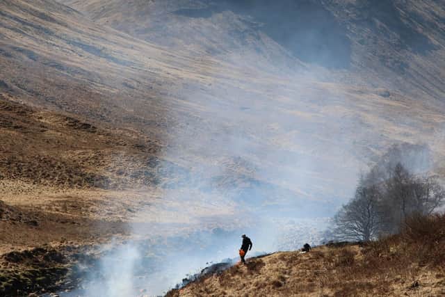 Fire spreads at Glen Etive as National Trust Scotland calls for campers to be more mindful of the countryside (Gary Fox)
