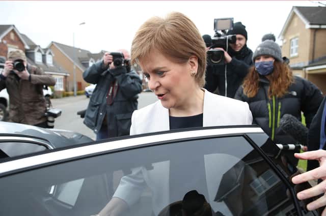 Nicola Sturgeon has been cleared of breaching the ministerial code after an investigation into whether she misled the Scottish Parliament by Irish lawyer James Hamilton (Picture: Andrew Milligan/PA Wire)