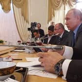 Russian President Vladimir Putin has been accused of planning to invade Ukraine.