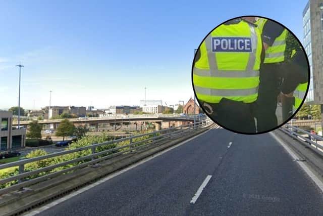 Bothwell Street crash: 18-year-old arrested and 64-year-old taxi driver in hospital with serious injuries following M8 crash