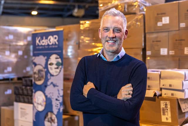 Gareth Wood at Kids OR warehouse