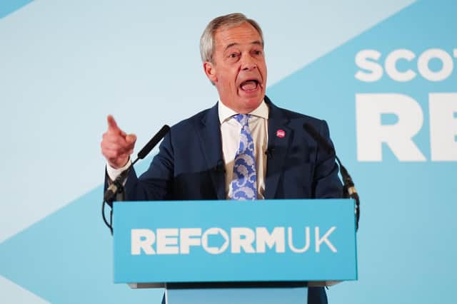 Reform UK leader Nigel Farage. PIC: Jane Barlow/PA Wire