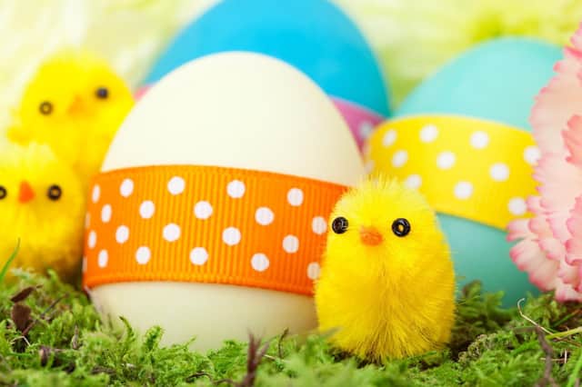 The free Easter egg hunt runs until April 14.