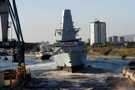 BAE announced the construction of five more British warships, as he declined to commit to boosting defence spending to 3 per cent