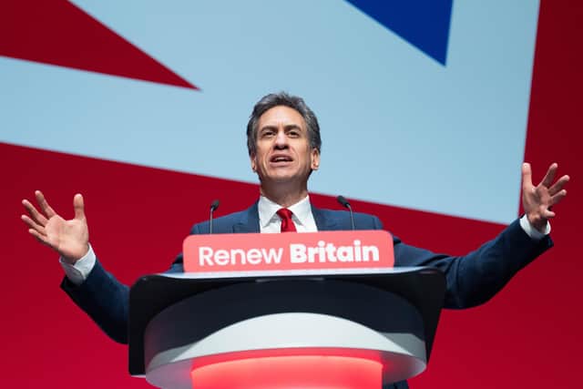 UK Energy Secretary Ed Miliband.
