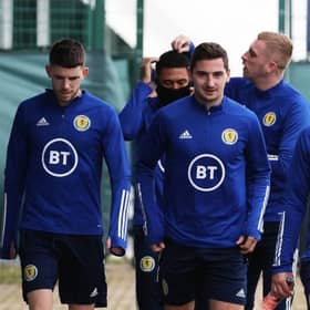 Relax, we'll do it: Ryan Christie, Kenny McLean and John McGinn have been told to focus on themselves rather than Euro 2020 and what tonight's match with Serbia means to the nation