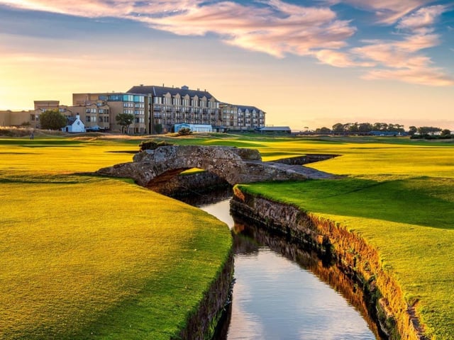 You can expect to pay around £1,078 - including breakfast for a weekend stay at the iconic hotel overlooking the home of golf in St Andrews, Fife. The AA inspector said that it is "a must-visit for golfers in search of luxury and comfort”.