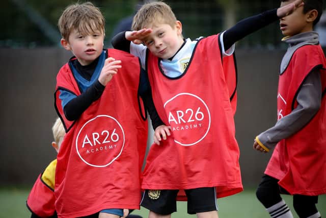 AR26 will run football sessions as well as many other elements of charity work.
