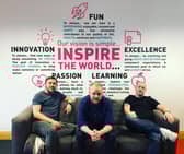 New partnership - (from left) Tree of Knowledge's Alan Burton, Gavin Oattes and Dougie Clark