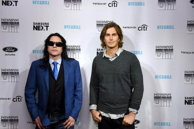 The Room stars Tommy Wiseau and Greg Sestero attend a screening of The Disaster Artist  (Photo by Sasha Haagensen/Getty Images for Fast Company)