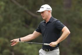 Martin Laird in action during the 85th Masters at Augusta National Golf Club. Picture: Kevin C. Cox/Getty Images.