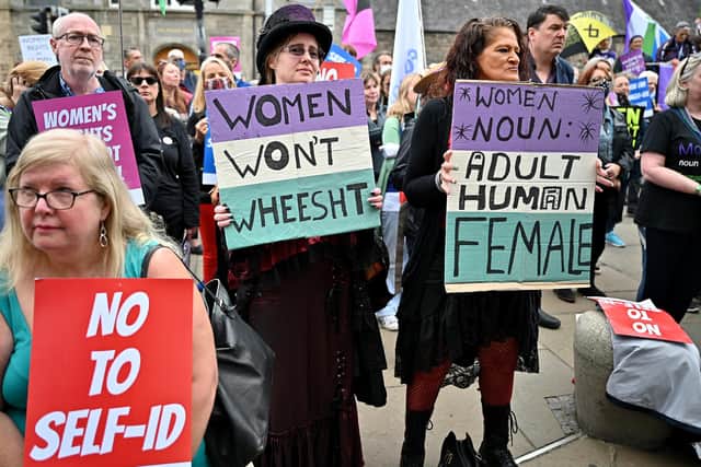 Humza Yousaf should have listened to those who protested against gender self-identification (Picture: Jeff J Mitchell/Getty Images)