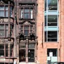 190 St Vincent Street is sandwiched between two much larger buildings on one of Glasgow's main commercial thoroughfares.