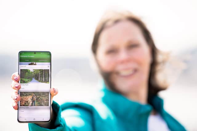 Jacqueline van den Akker, founder, Grampian Escapes and Tours, has rolled out the new app.
