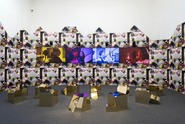 The British Pavilion at Venice Biennale 2022, featuring work by Errollyn Wallen, Tanita Tikaram, Poppy Ajudha and Jacqui Dankworth.