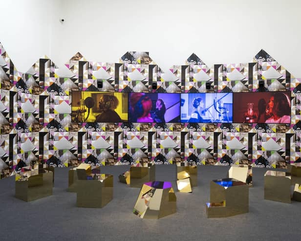 The British Pavilion at Venice Biennale 2022, featuring work by Errollyn Wallen, Tanita Tikaram, Poppy Ajudha and Jacqui Dankworth.