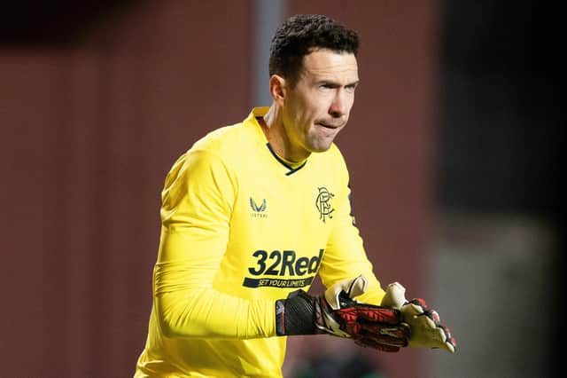 Jon McLaughlin started for Rangers against Dundee United ahead of Allan McGregor.