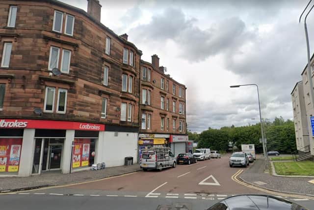 Kilfinan Street in Glasgow where the robbery happened