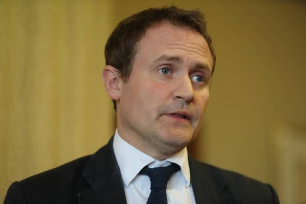 Tom Tugendhat was eliminated on Monday evening.