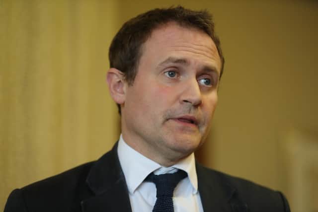 Tom Tugendhat was eliminated on Monday evening.