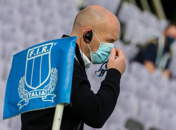 Gregor Townsend was pleased with how Scotland cut down the penalty count in the second half against Italy. Picture: Giampiero Sposito/Getty Images