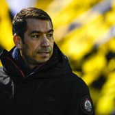 Rangers manager Giovanni van Bronckhorst during his team's 3-0 Scottish Cup win against Annan Athletic at Galabank on Saturday evening. (Photo by Rob Casey / SNS Group)