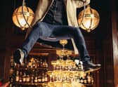 Mike Baxter swinging form he chandelier