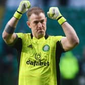 Celtic's Joe Hart salutes the club's support and says his focus is on the club objectives as he is touted for an England recall. (Photo by Craig Foy / SNS Group)