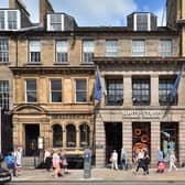 49 George Street Edinburgh, pictured above, centre, is a prominent retail unit situated in the heart of George Street’s prime pitch.