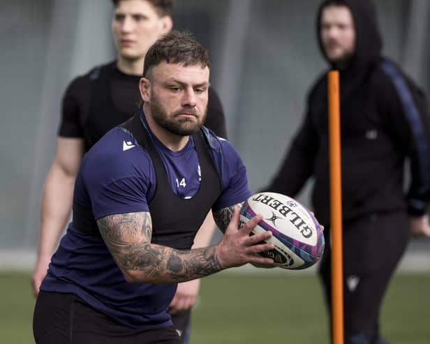 Rory Sutherland will join Glasgow Warriors this summer from French side Oyonnax. (Photo by Craig Williamson / SNS Group)