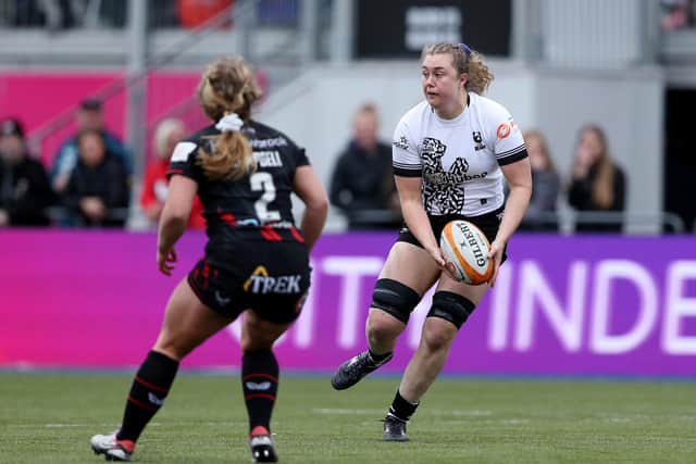 Bristol Bears’ Hollie Cunningham will make her Scotland debut against Wales at lock. (Photo by Ryan Hiscott/Getty Images)