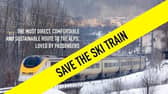 The Eurostar Ski Train ferries 24,000 holidaymakers to the Alps every winter