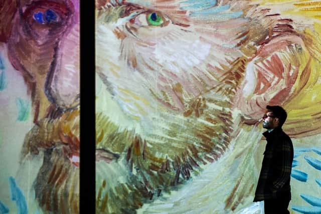 Festival Square in Edinburgh was home to the Van Gogh Alive art show earlier this year. Picture: Lisa Ferguson