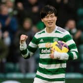 Kyogo Furuhashi leads the scoring charts in the Scottish Premiership. (Photo by Craig Williamson / SNS Group)